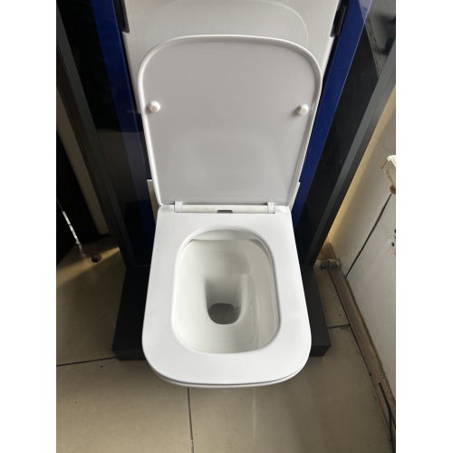 Сидіння для унітазу Rosa Praha матеріалу Duroplast, Soft Close R-2628E