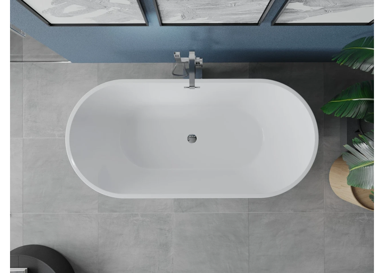 Акрилова Окремостояча ванна  Rosa 170x75x58 MS-01