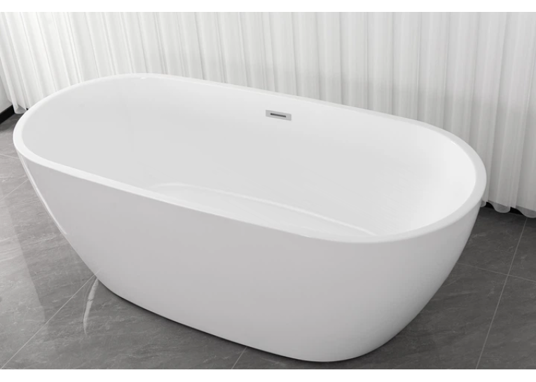 Акриловая Отдельностоящая ванна Rosa 174x80x59 MS-05