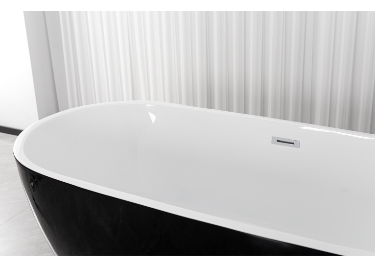 Акриловая Отдельностоящая ванна Rosa 174x80x59 MS-05B