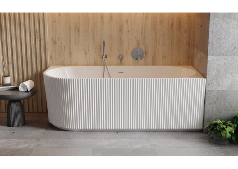 Акрилова Окремостояча ванна  Rosa 170x75x58 MS-06R Line