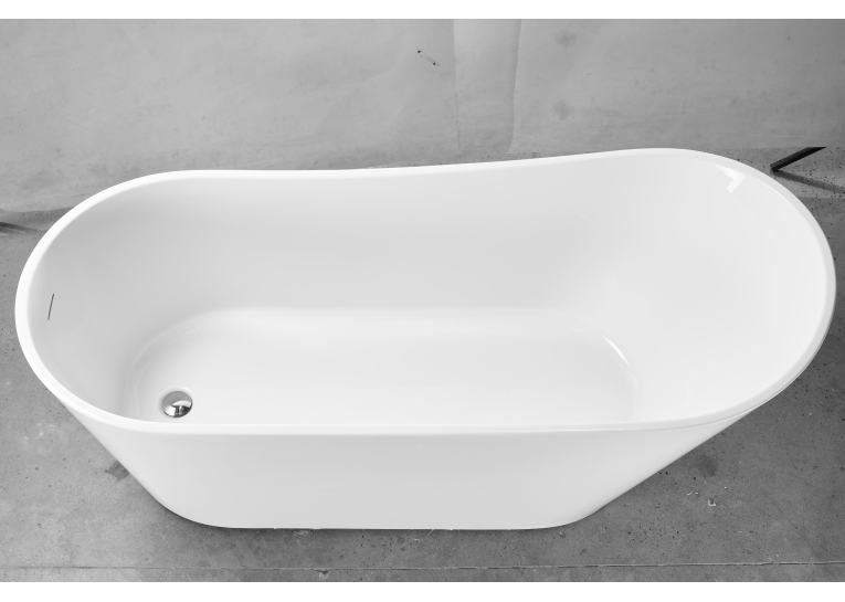 Акрилова Окремостояча ванна Rosa 160x75x68 MS-16-160x75