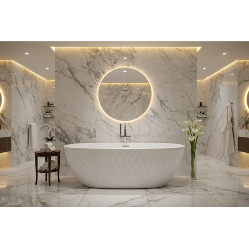 Акриловая Отдельностоящая ванна Rosa 170x80x58 MS-20