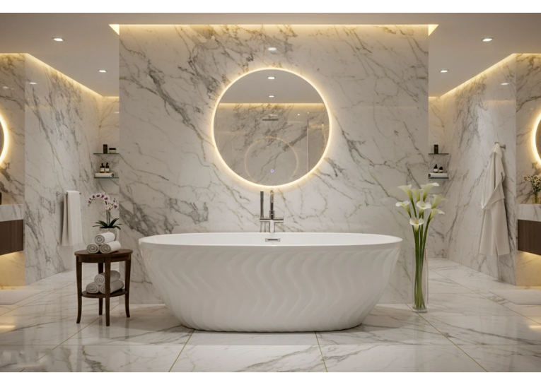 Акрилова Окремостояча ванна Rosa 170x80x58 MS-20