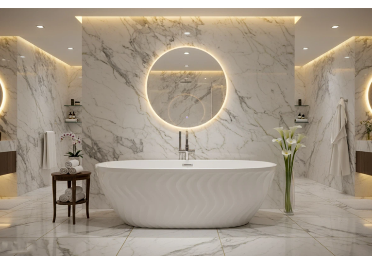 Акрилова Окремостояча ванна Rosa 170x80x58 MS-20