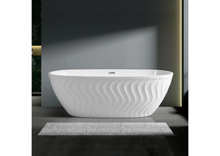 Акрилова Окремостояча ванна Rosa 170x80x58 MS-20