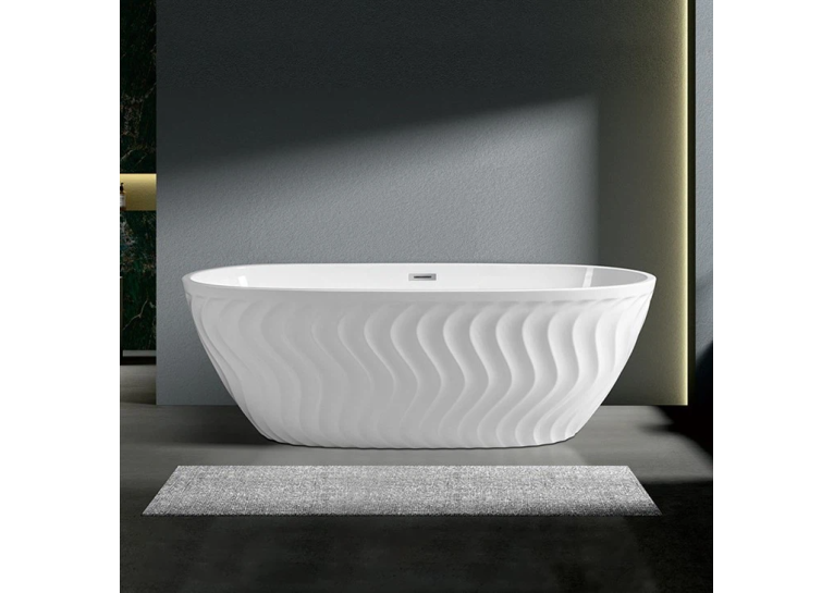Акрилова Окремостояча ванна Rosa 170x80x58 MS-20