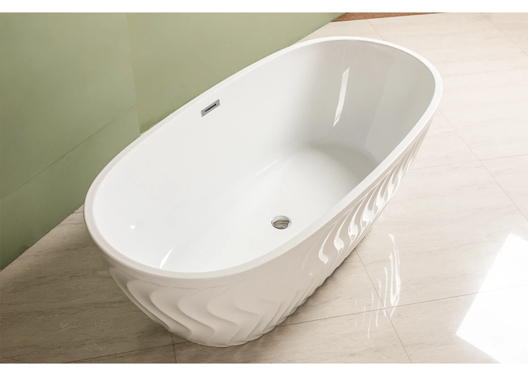 Акрилова Окремостояча ванна Rosa 170x80x58 MS-20
