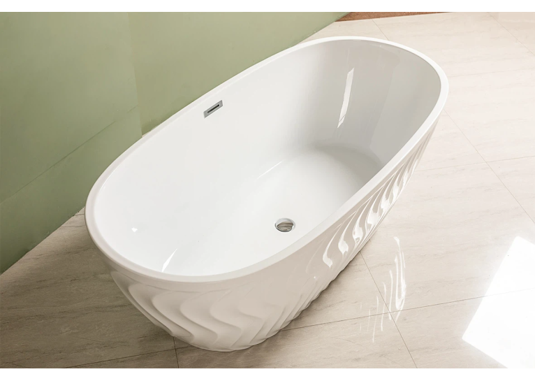 Акрилова Окремостояча ванна Rosa 170x80x58 MS-20