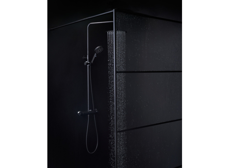  Душова перегородка Roth Philly Loft Horizon 1200/2000 Black/Tran, PLH 12020 NPE