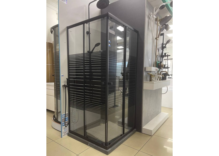 Душова кабіна Rozzy Jenori Velum 90x90, скло прозоре 4 мм 90BRZ082Linia
