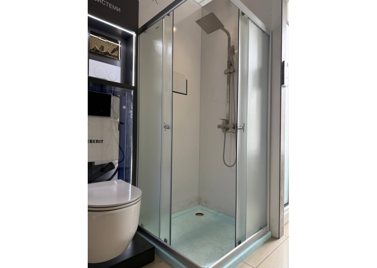 Душова кабіна Rozzy Jenori Velum 90x90, скло прозоре 4 мм 90RZ082