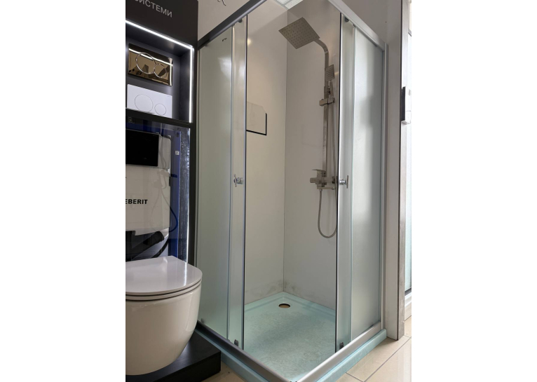 Душова кабіна Rozzy Jenori Velum 90x90, скло матове 4 мм 90RZ082