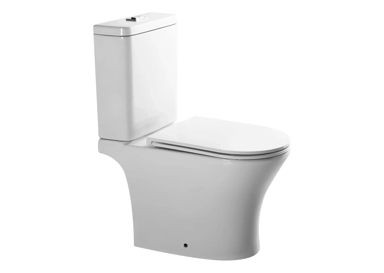 Унитаз безободковый RJ FIRM Компакт, с сиденьем RJ5018