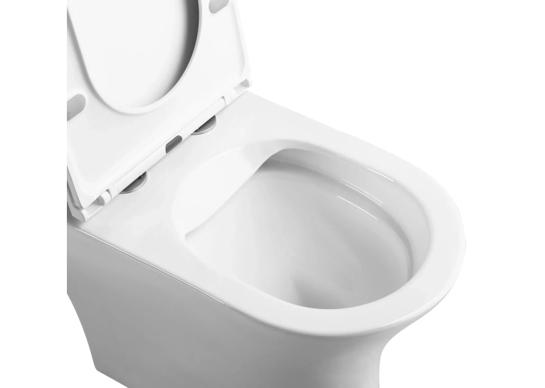 Унитаз безободковый RJ FIRM Компакт, с сиденьем RJ5018