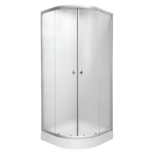 Душова кабіна Rozzy Jenori Tulip 80x80 розсувна з дрібним піддоном, 80RZ081, матова