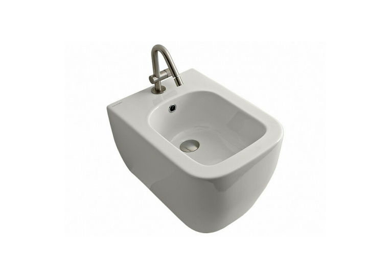 Біде підвісне SCARABEO Teorema 2.0 (512741) White mat, 512741+10050A