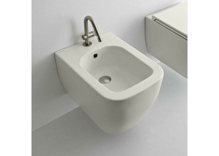 Біде підвісне SCARABEO Teorema 2.0 (512741) White mat, 512741+10050A