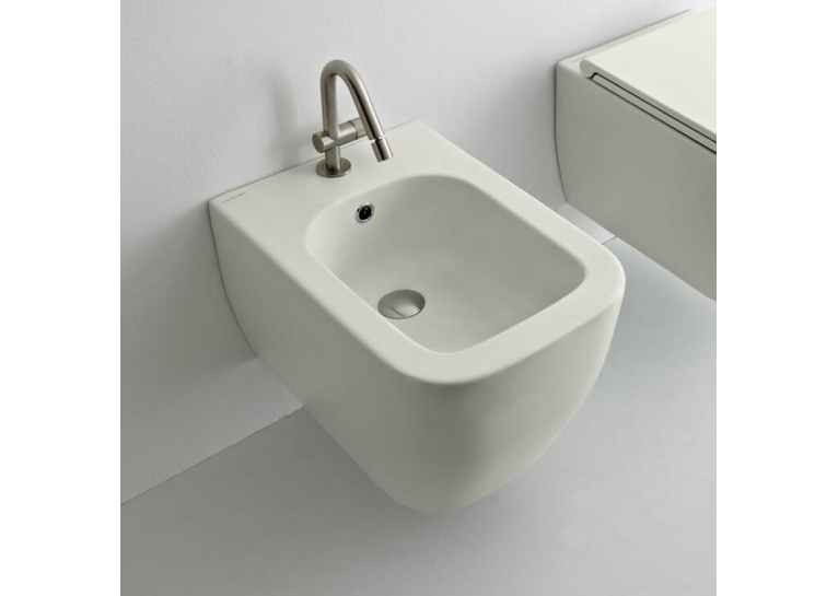 Биде подвесное SCARABEO Teorema 2.0 (512741) White mat, 512741+10050A