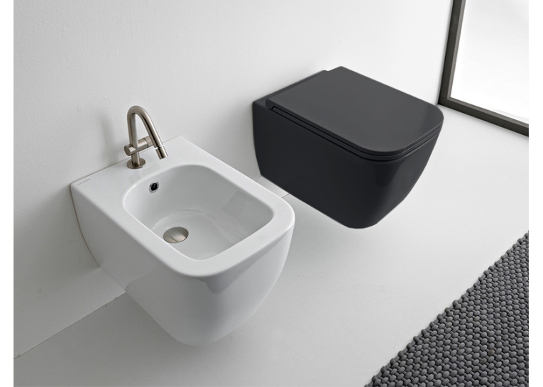 Кришка для унітаза SCARABEO Teorema 2.0 soft-close Black-matt 8305B49