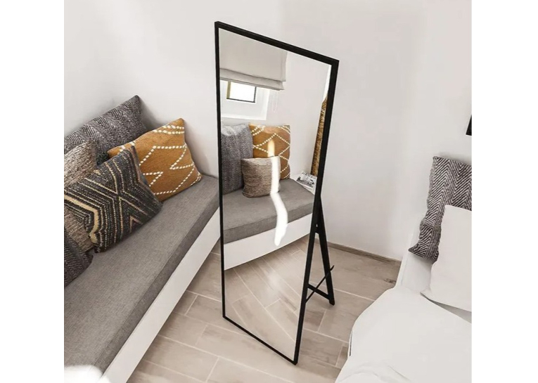 Дзеркало Studio Glass BELFAST з ніжкою Ш600хВ1600 мм., 4 мм, колір чорний,