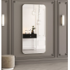 Зеркало Studio glass BRITANNIC Ш600хВ800 мм., 4 мм, креп. универс., цвет белый,