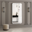 Зеркало StudioGlass EXETER Ш500хВ800 мм., 4 мм, цвет черный, подс. тепло белая
