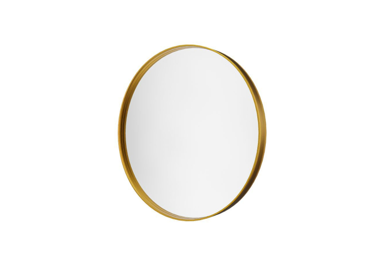 Дзеркало StudioGlass FLETCHER Ш500хВ500 мм., 4 мм, колір золото, підс. біла