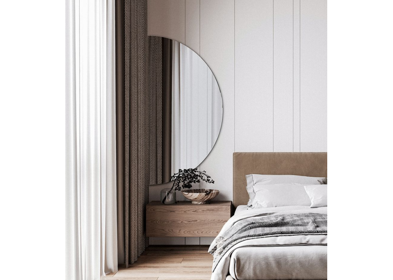 Дзеркало Studio Glass MOON Ш750хВ1500 мм., 4 мм, кріп. універс., підс. тепло біла, вим. підс. сенсорний розміщення індивід.,