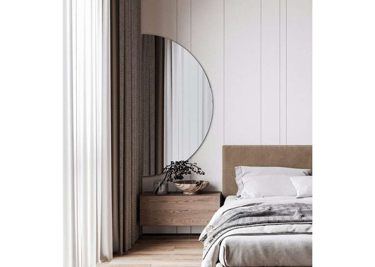 Дзеркало Studio Glass MOON Ш750хВ1500 мм., 4 мм, кріп. універс., підс. тепло біла, вим. підс. сенсорний розміщення індивід.,