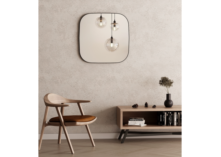 Зеркало Studio Glass OPAL SQ Ш600хВ600 мм, 4 мм, цвет золото