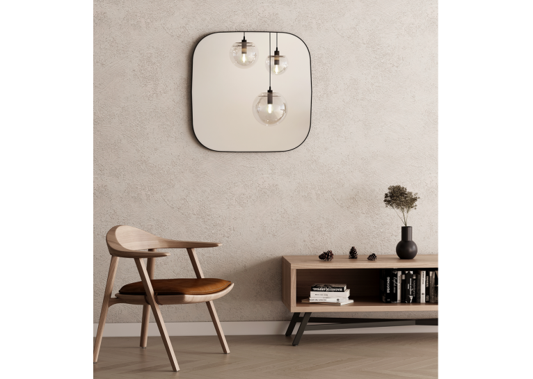 Дзеркало Studio Glass OPAL SQ Ш600хВ600 мм., 4 мм, колір золото