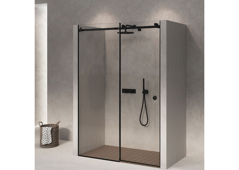 Душові двері Studio Glass STENLI GRAFIT 200x100 см