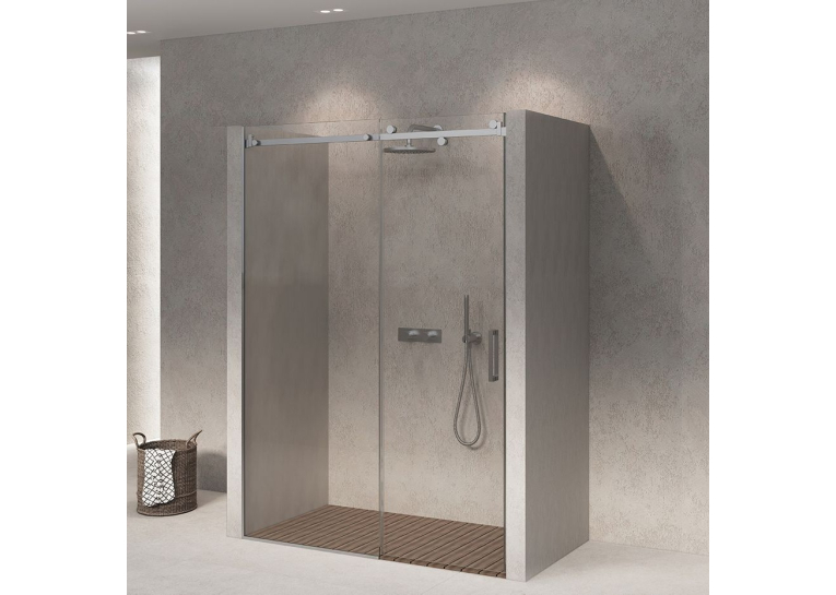 Душові двері Studio Glass STENLI Chrome 200x130 см