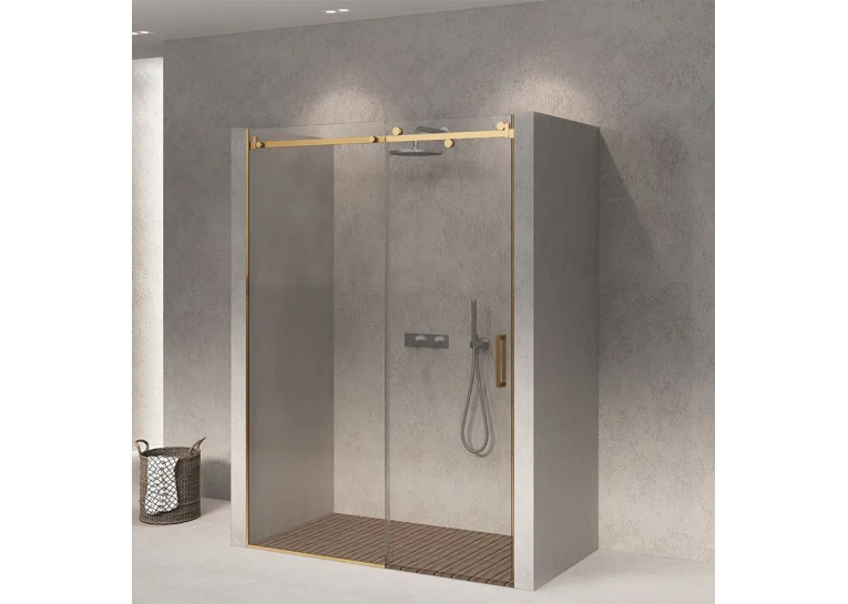 Душові двері Studio Glass STENLI Gold 200x130 см