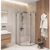 Душова кабіна Studio Glass VICTORIA-90x90, Black