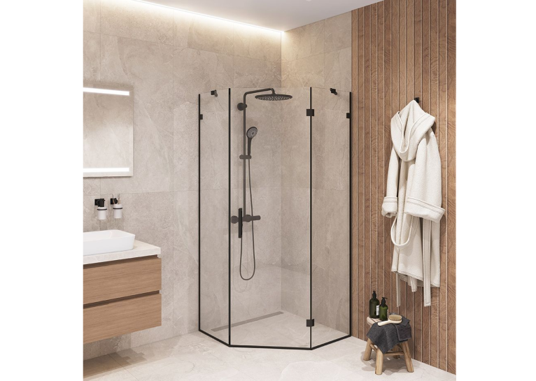 Душова кабіна Studio Glass VICTORIA-90x90, Black