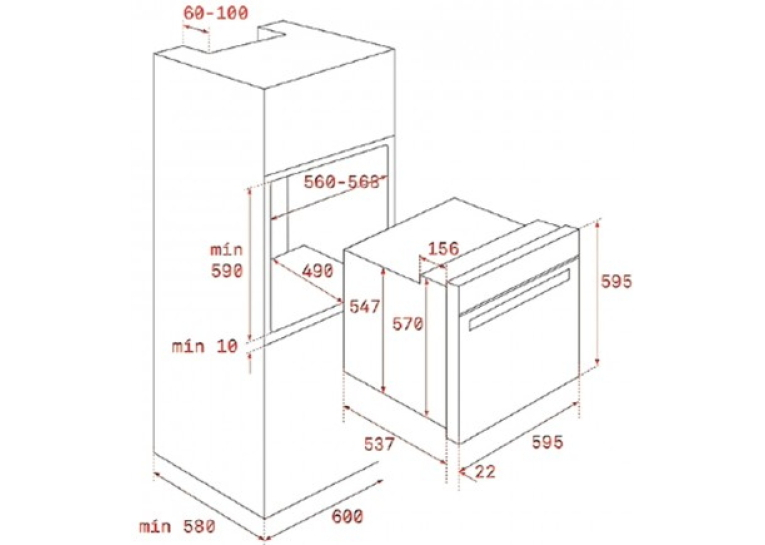  Електрична духова шафа Teka HRB 6300 AT 111010010