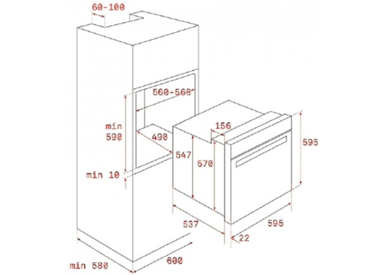  Електрична духова шафа Teka HRB 6300 VN 111010012