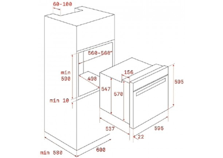  Електрична духова шафа Teka HRB 6300 VN 111010012