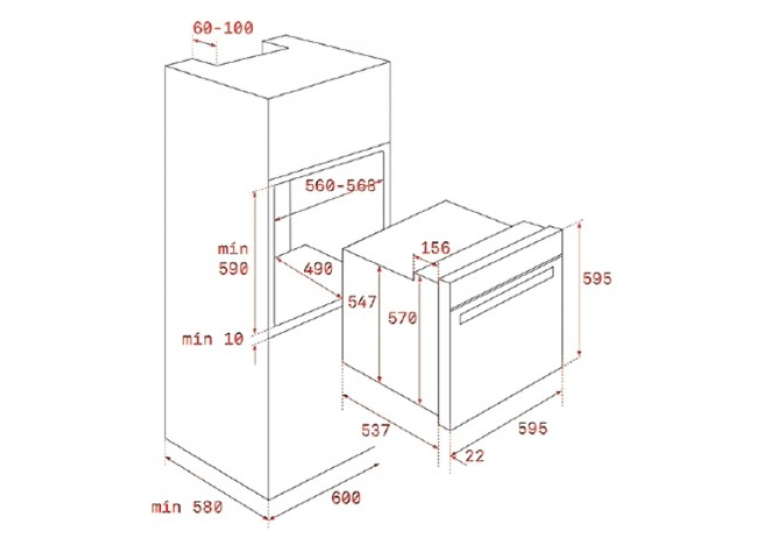 Электрический духовой шкаф Teka HRB 6400 VN 111010016