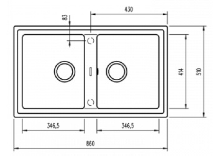 Кухонна мийка Teka STONE 90 B-TG 2B 115260000