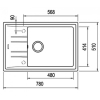 Кухонна мийка Teka STONE 60 S-TG 1B 1D 115330030