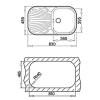  Кухонна мийка Teka STYLO 1B 1D 10107043