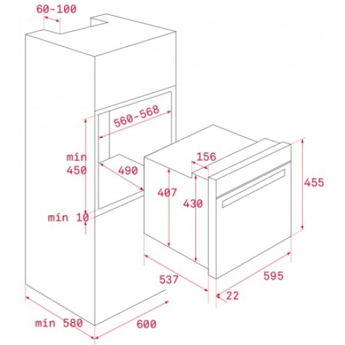 Электрический духовой шкаф Teka HSC 635 41531030