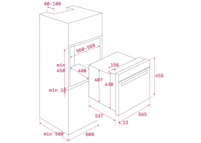  Електрична духова шафа Teka HSC 635 41531030