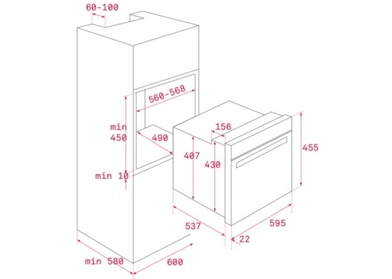 Электрический духовой шкаф Teka HSC 635 41531030
