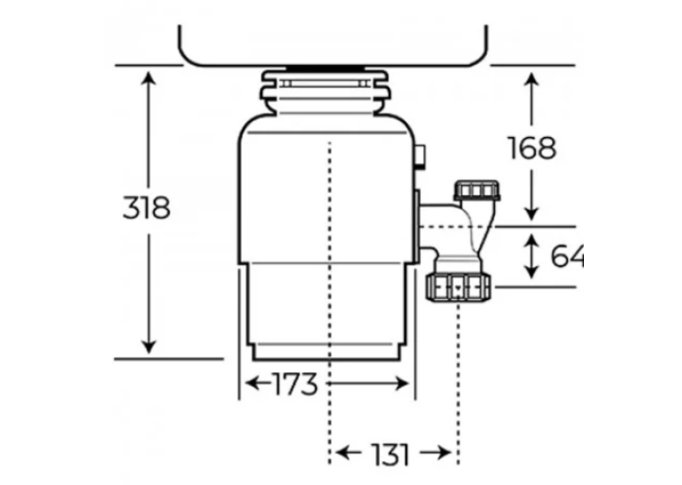 Измельчитель пищевых отходов Teka TR 550 115890013