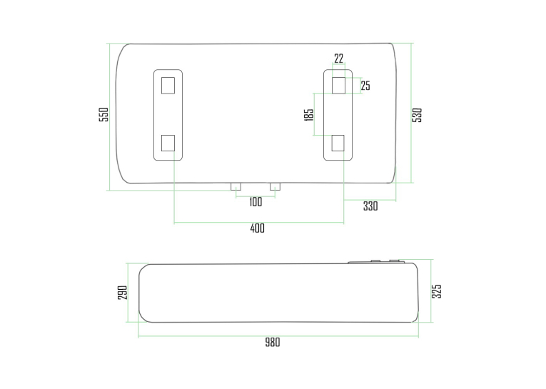  Водонагрівач Thermo Alliance 80 л DT80H20G(PD) (DT80H20GPD)