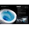 Інсталяційна система Grohe Rapid SL 38772001 з підвісним унітазом Imprese KUBIK TWIST Rimless та кришкою c06810233TW